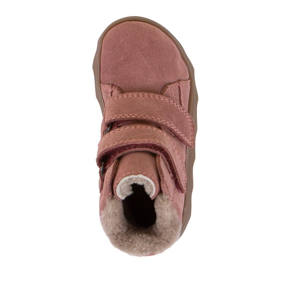 Dívčí zimní barefoot boty ZERU TEX FURRY Dark Pink Froddo G2110151-5 - 21 - náhled 5