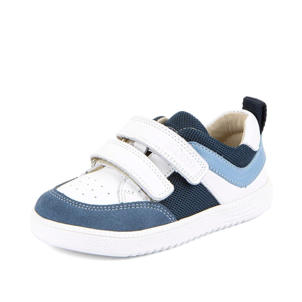 Chlapecké barefoot textilní tenisky LOOP BLUE/WHITE Froddo G3130282 -