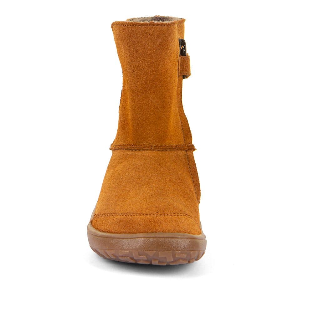 Dětské zimní barefoot boty TEX SUEDE Cognac G3160250-2 - 35 - náhled 4