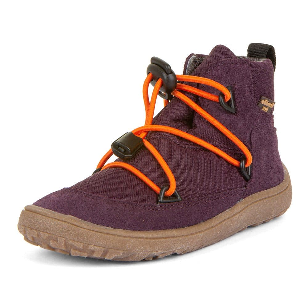 Dívčí celoroční barefoot boty TEX TRACK Purple, Froddo, G3110257-6, fialová -