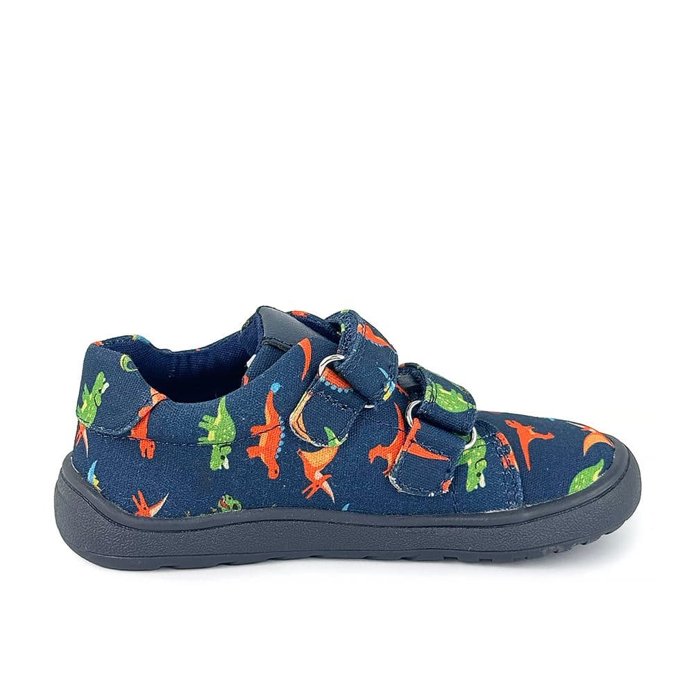 Chlapecké barefoot tenisky KORO DINO Protetika modré - 21 - náhled 4