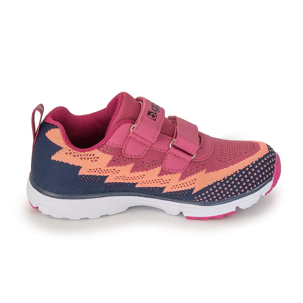 Dívčí lehké sportovní tenisky BUGGA HONE Purple/Orange/Dark Blue - 27 - náhled 4