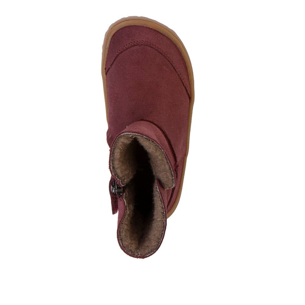 Dívčí zimní barefoot boty TEX SUEDE Bordeaux  G3160250-1 - 26 - náhled 2