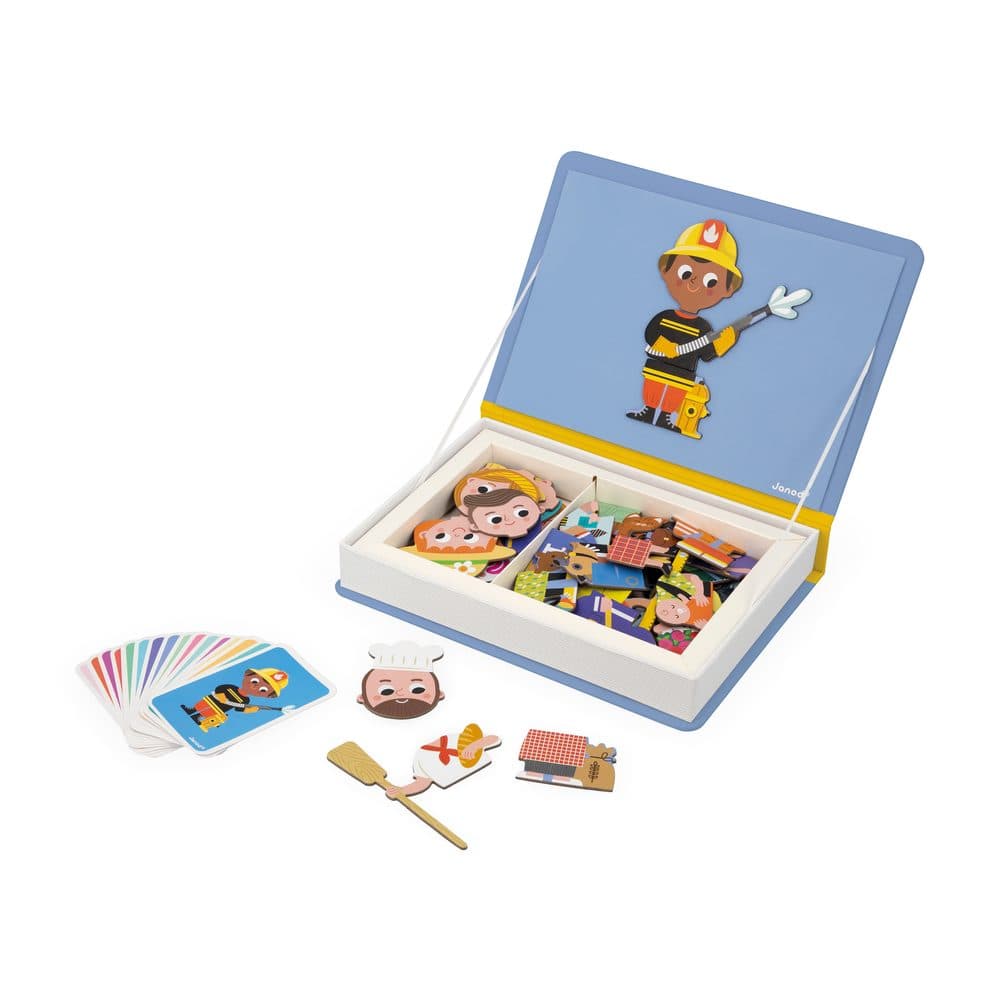Janod Magnetická kniha Magnetibook Povolání, Janod, W056819 - náhled 2