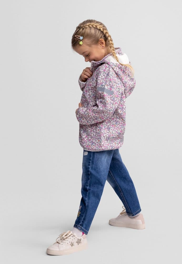Bunda softshelová dívčí Minoti 30COAT107 růžová - 104/110 | 4/5let - náhled 5