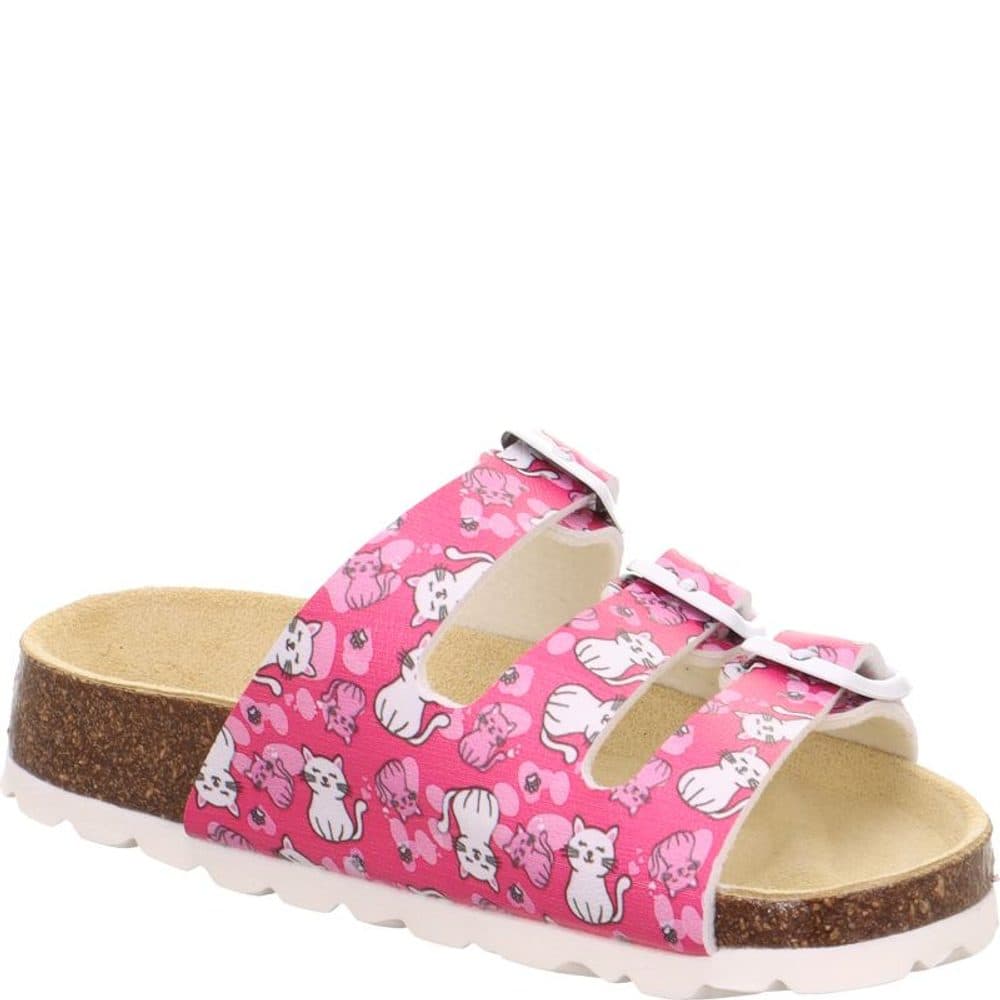 Dívčí korkové pantofle Superfit FOOTBAD Pink/Multicolored 1-800113-5650 - 38 - náhled 4