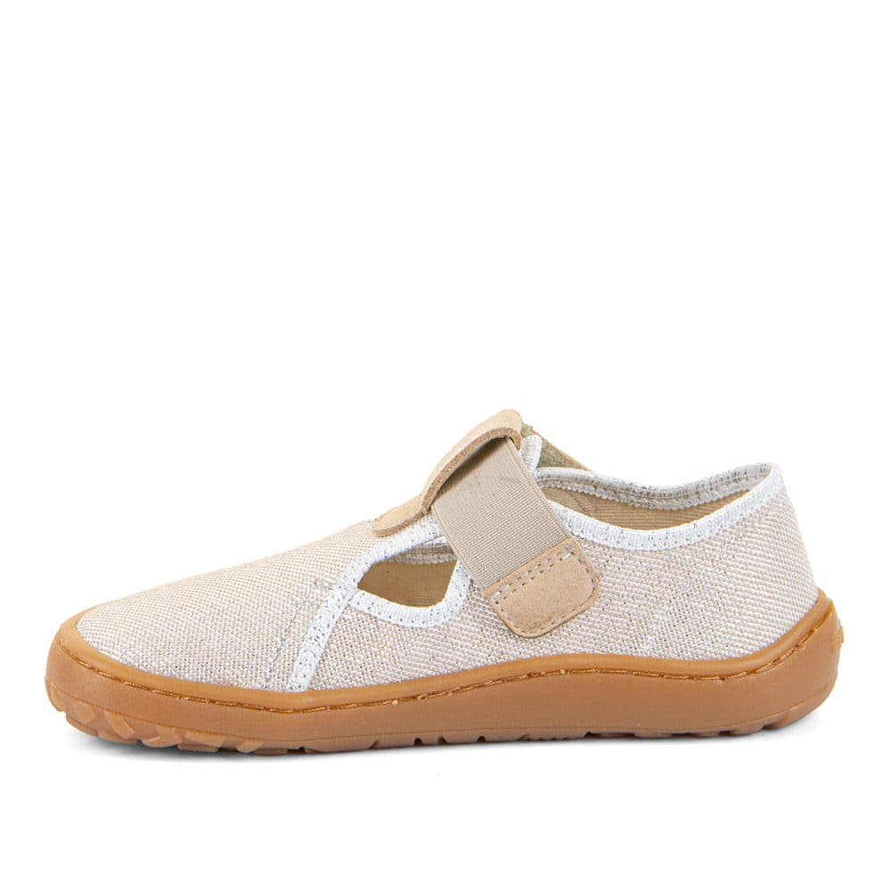 Dívčí plátěné barefoot přezůvky CANVAS T-BAR GOLD SHINE Froddo G1700439-3 - 30 - náhled 3