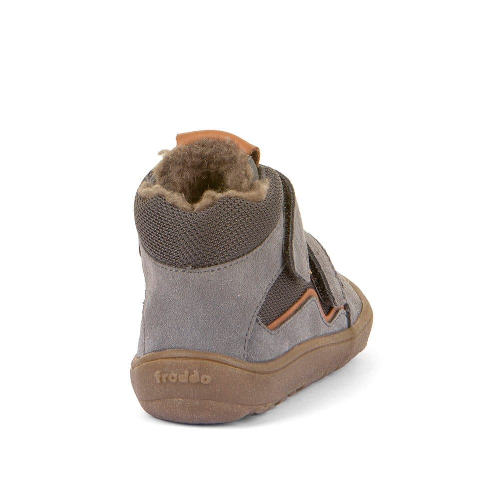 Dětské zimní barefoot boty TEX WOOL Gray, Froddo, G3110254-3W, šedá - 23 - náhled 3