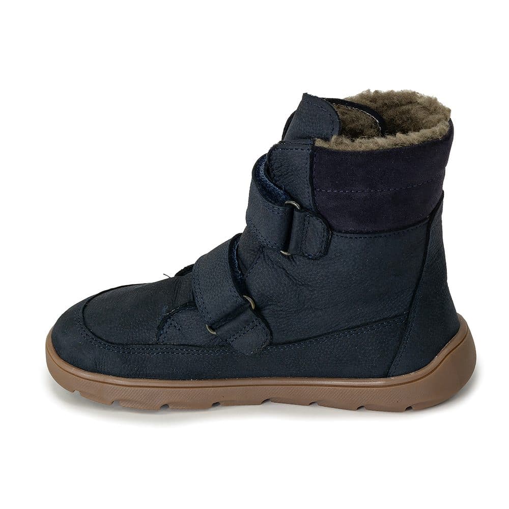 Chlapecké zimní barefoot boty ZERU TEX WINTER Dark Blue, Froddo, G3160240, tmavě modrá - 25 - náhled 2