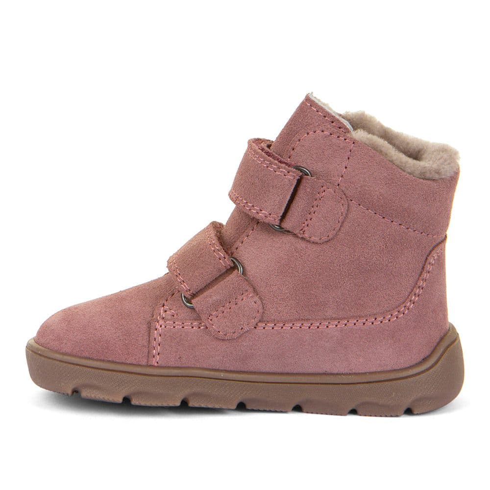 Dívčí zimní barefoot boty ZERU TEX FURRY Dark Pink Froddo G2110151-5 - 21 - náhled 3