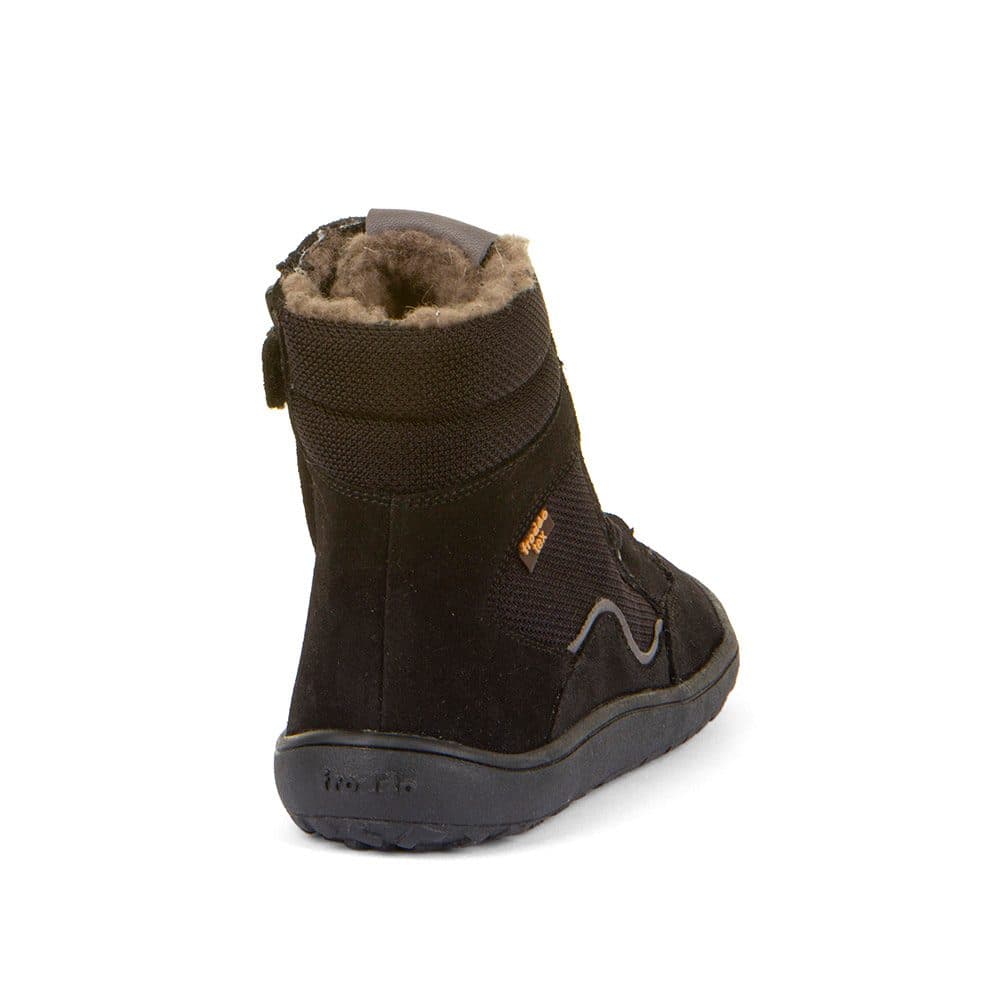 Dětské zimní barefoot boty TEX WOOL GROW Black, Froddo, G3160234-4, černá - 35 - náhled 4