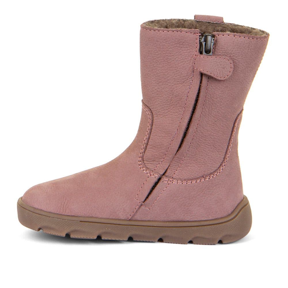 Dívčí zimní barefoot kozačky ZERU TEX BOOT Dark Pink, Froddo, G3160242-3, růžová - 24 - náhled 2