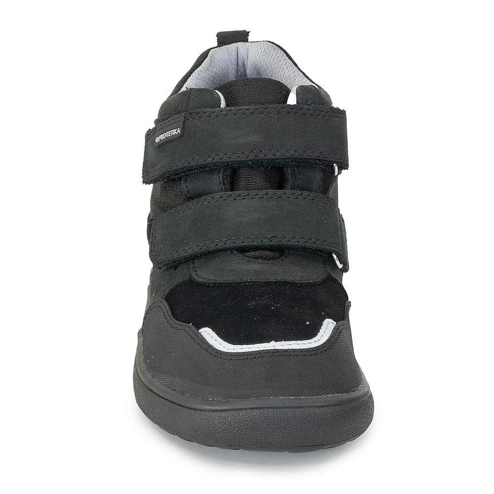 Chlapecké celoroční boty s membránou Barefoot BANET BLACK, Protetika, černá - 22 - náhled 2