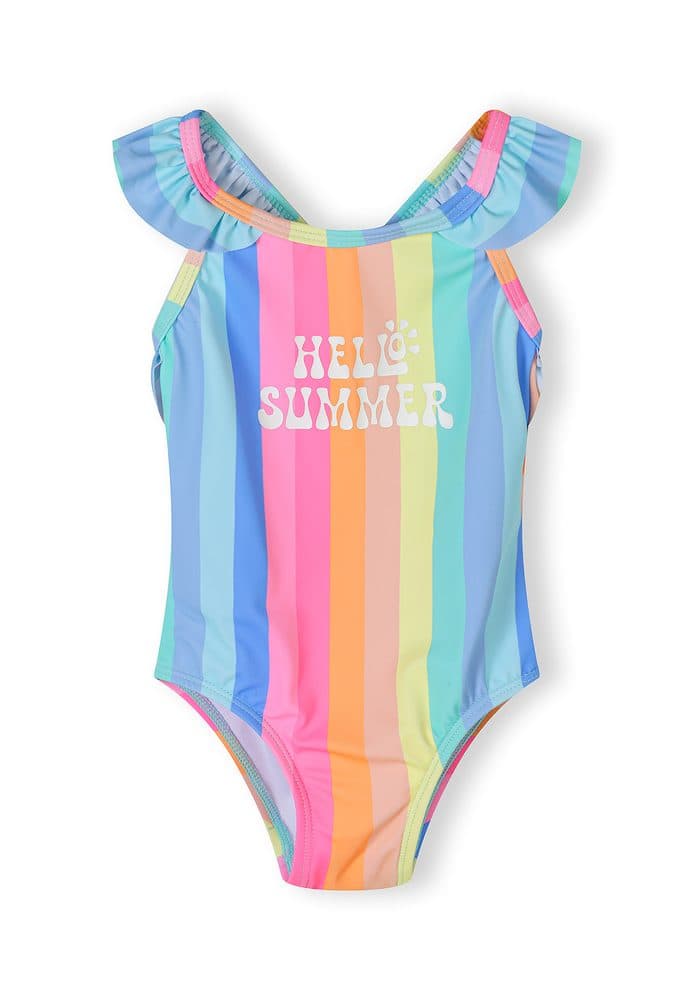 Plavky dívčí jednodílné Minoti 30SWIM106 -