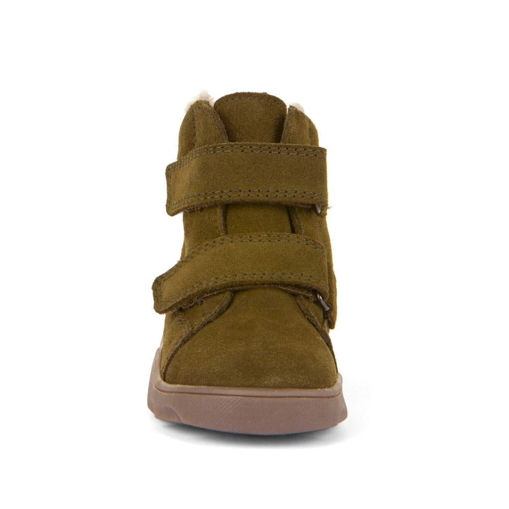 Chlapecké zimní barefoot boty ZERU TEX FURRY Olive, Froddo, G2110149-4, zelená - 20 - náhled 2
