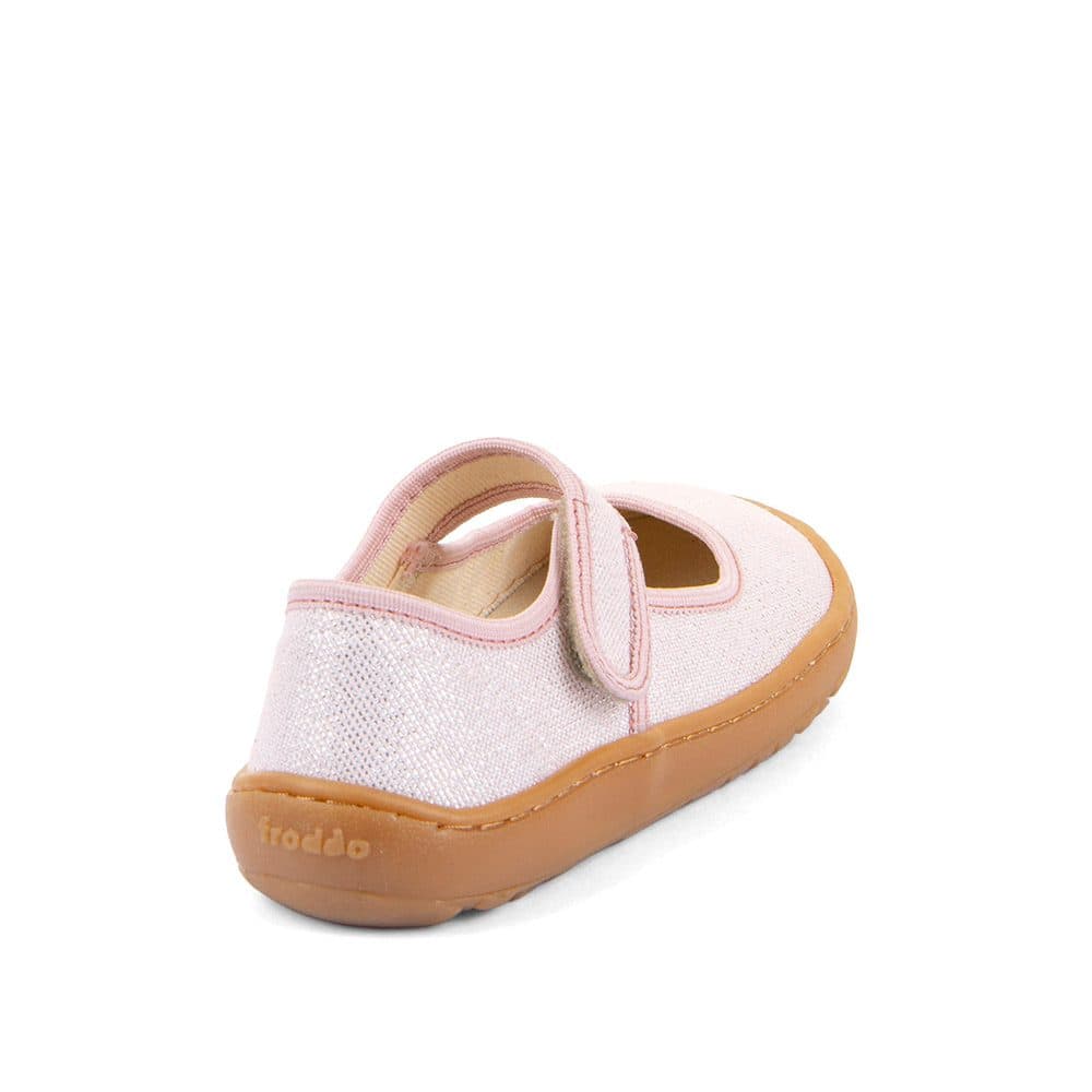Dívčí plátěné barefoot baleríny CANVAS BALETTY PINK SHINE FRODDO G1700437 - 29 - náhled 5