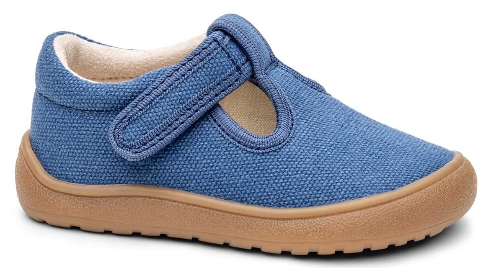 Chlapecké barefoot přezůvky KIRBY JEANS Protetika - modrá - 24 - náhled 2