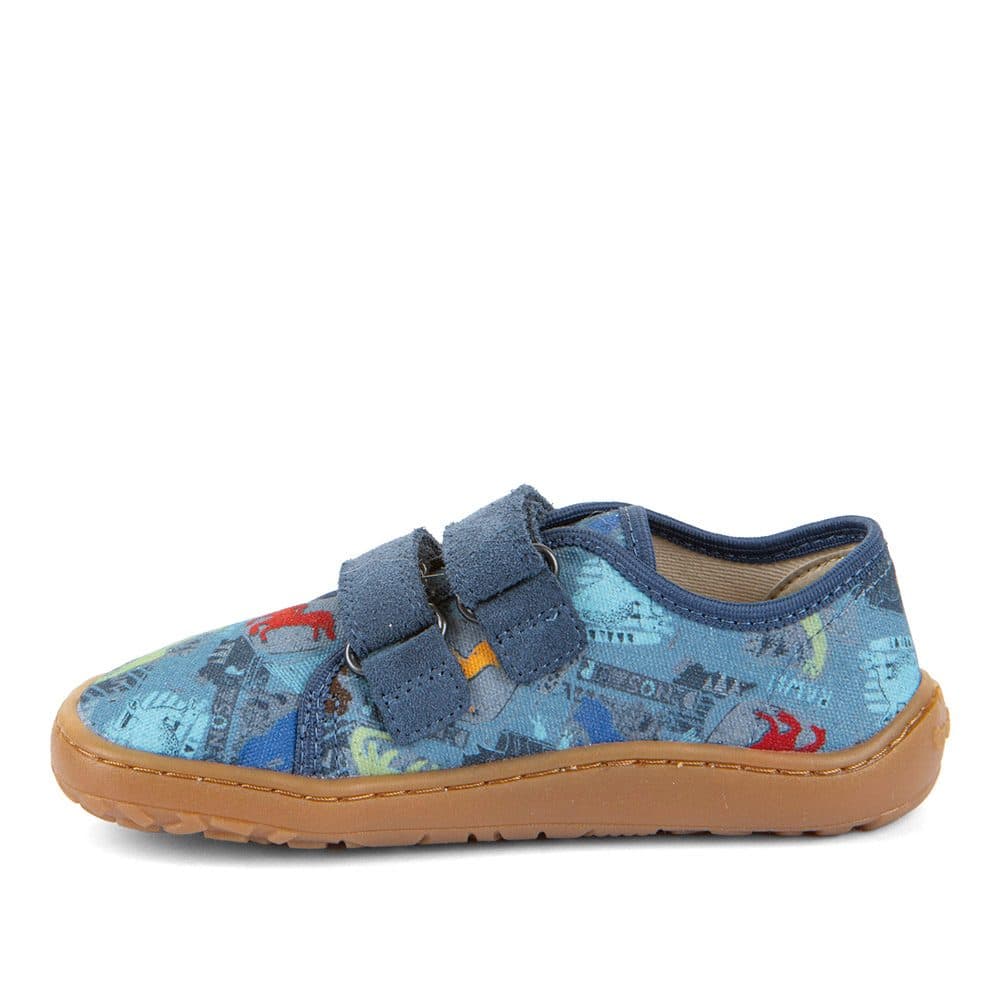 Chlapecké plátěné barefoot tenisky CANVAS DARK DENIM Froddo G1700440-15 - 27 - náhled 3