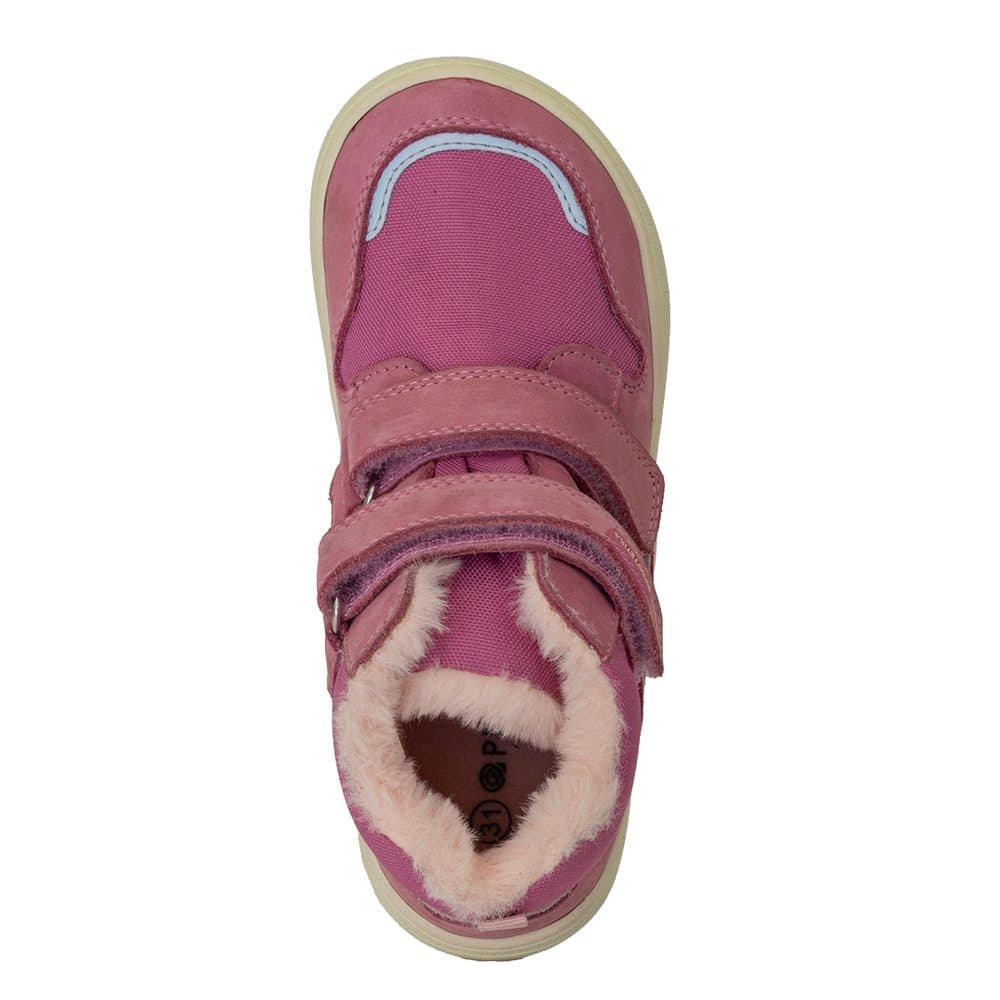 Dívčí zimní barefoot boty DAXI PINK, Protetika, růžová - 22 - náhled 3