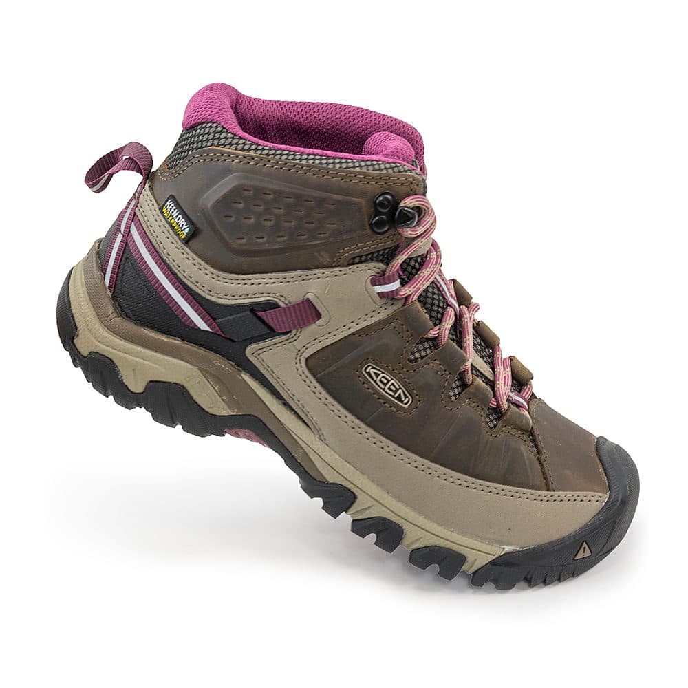 Dámská kotníkové boty Targhee III MID WP W, Weiss/ boysenberry, Keen, 1018178, hnědá - 39.5 | US 9 - náhled 4