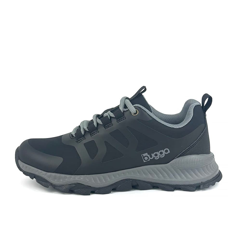Dětské outdoorové boty na tkaničky Bugga ORZA Black B00207-10 - 34 - náhled 3