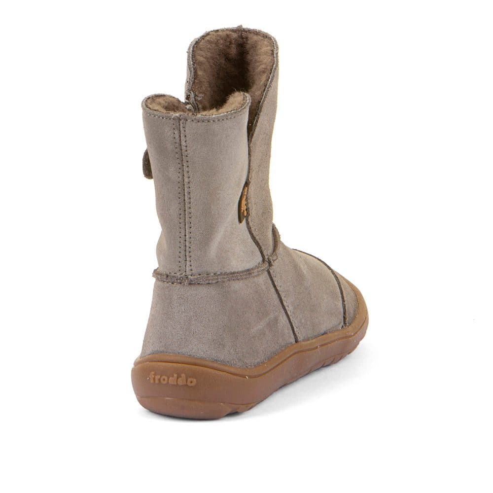 Dětské zimní barefoot boty TEX SUEDE Gray G3160250-3 - 34 - náhled 5