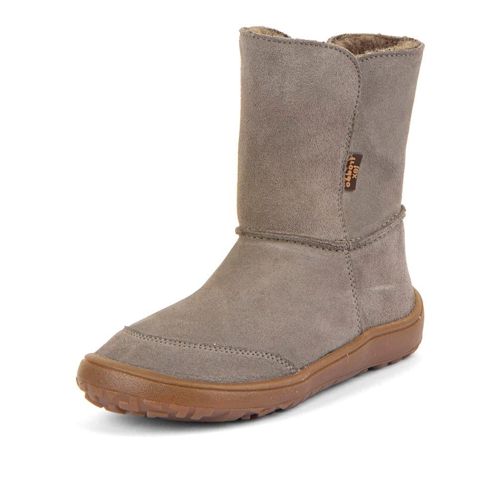 Dětské zimní barefoot boty TEX SUEDE Gray G3160250-3 - 34 - náhled 1