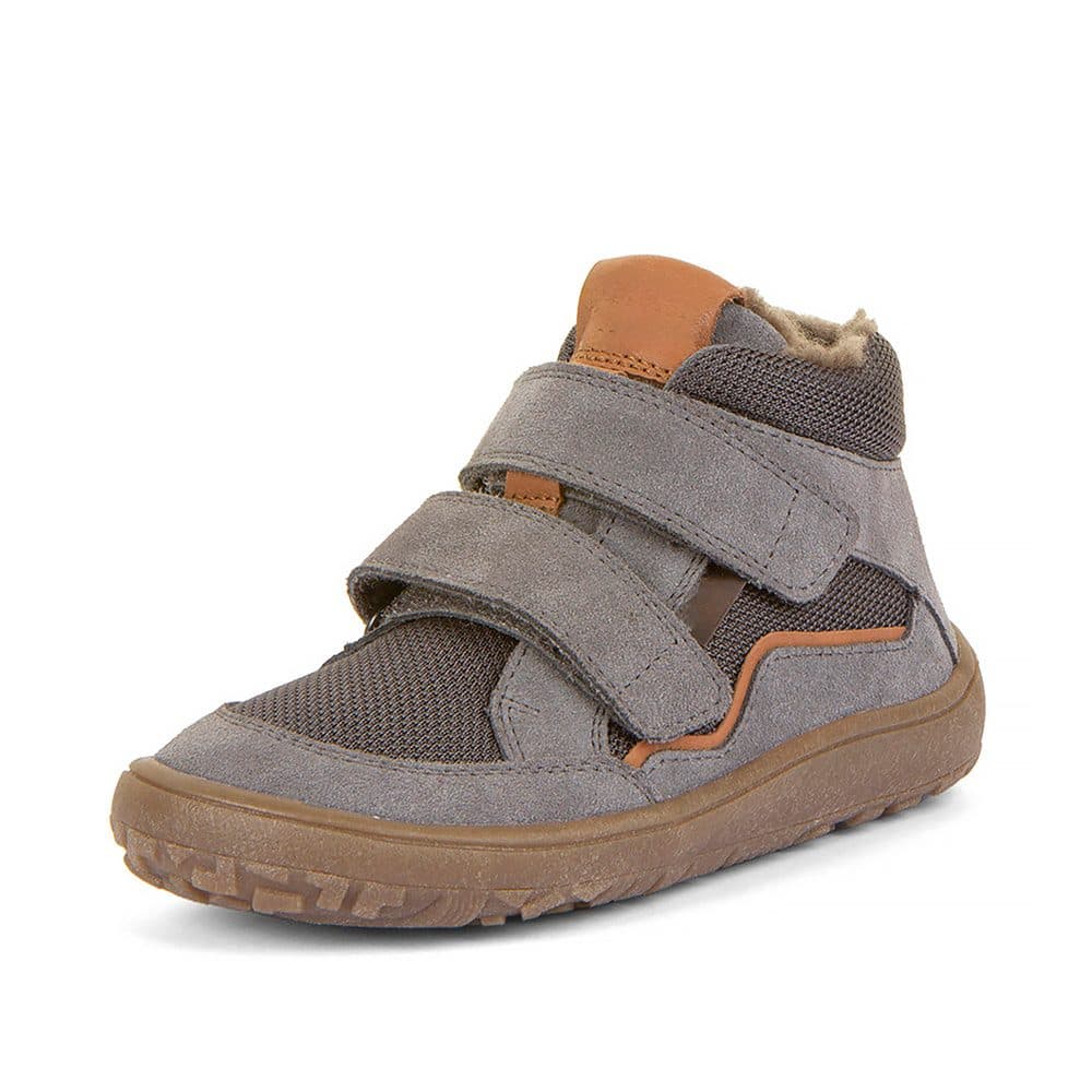 Dětské zimní barefoot boty TEX WOOL Gray, Froddo, G3110254-3W, šedá -