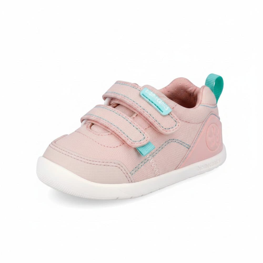 Dívčí barefoot plátěné tenisky  LONA BASICA ROSA Biomecanisc 262190-E032 - 22 - náhled 1