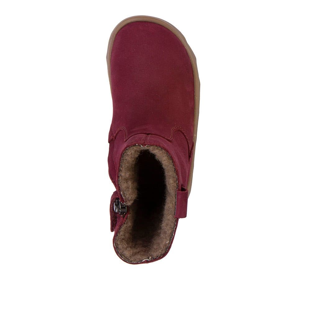 Dívčí zimní barefoot kozačky  ZERU TEX BOOT Bordeaux G3160257-6 - 26 - náhled 2
