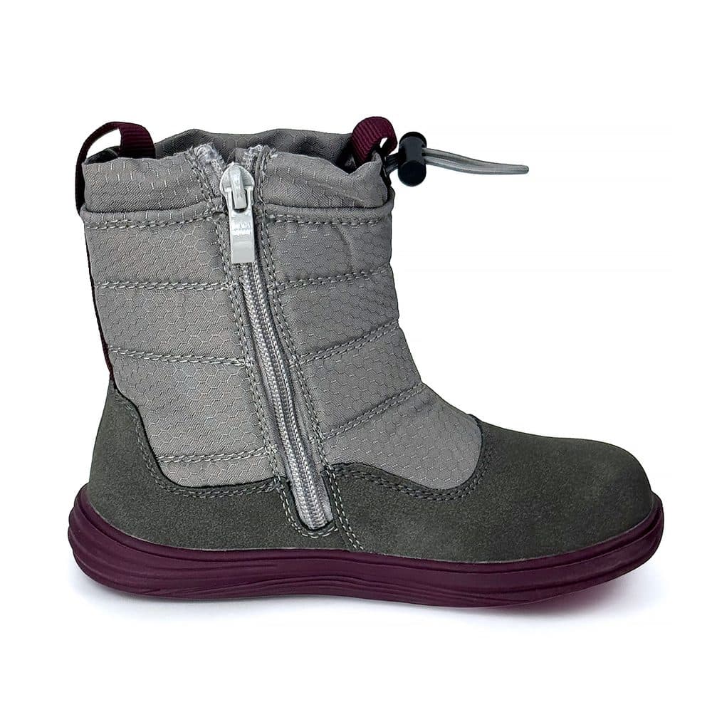 Dětské zimní barefoot boty s membránou Bugga RUBA Grey B00197-09 - 25 - náhled 4