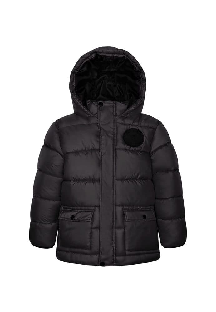 Kabát chlapecký nylonvý Puffa, Minoti, 11COAT 11, černá -