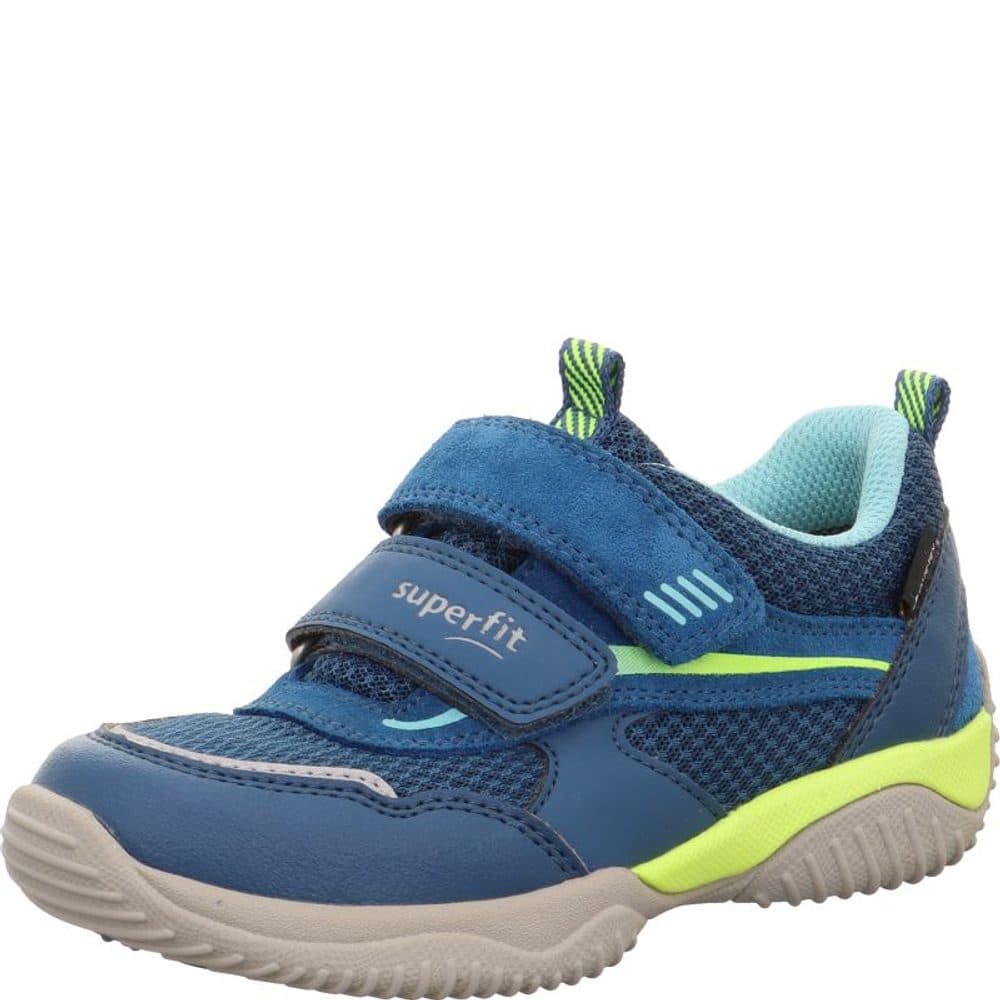 Chlapecké celoroční boty STORM Blue/Yellow Goretex, Superfit, 1-006386-8040, modrá - 25