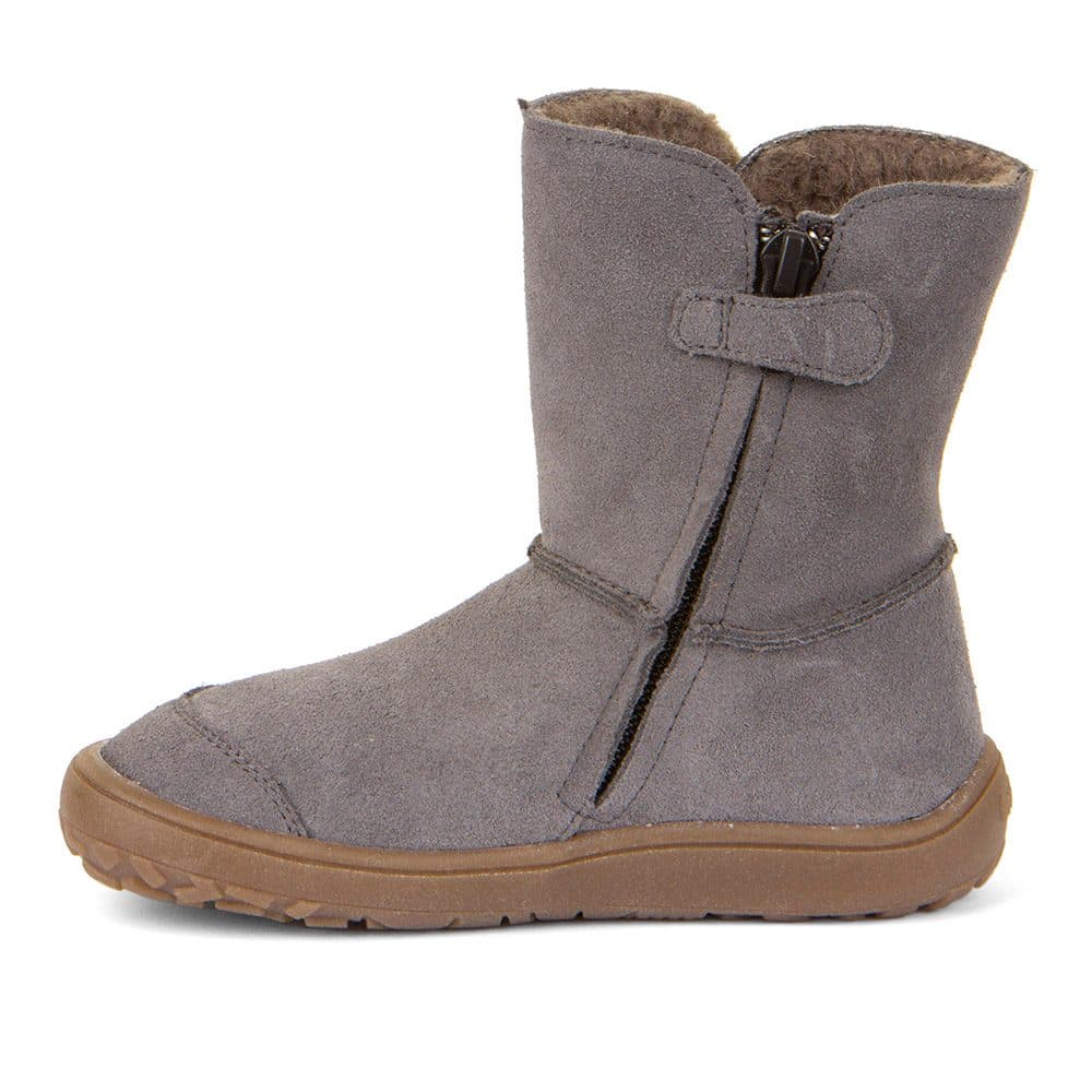 Dětské zimní barefoot boty TEX SUEDE  Gray, Froddo, G3160238-3, šedá - 27 - náhled 5
