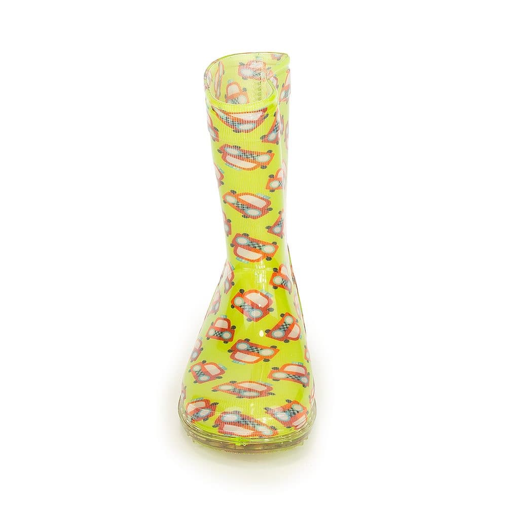 chlapecké holínky PVC - potisk autíčko, Pidilidi, PL0037-19,  zelená - 22 - náhled 2