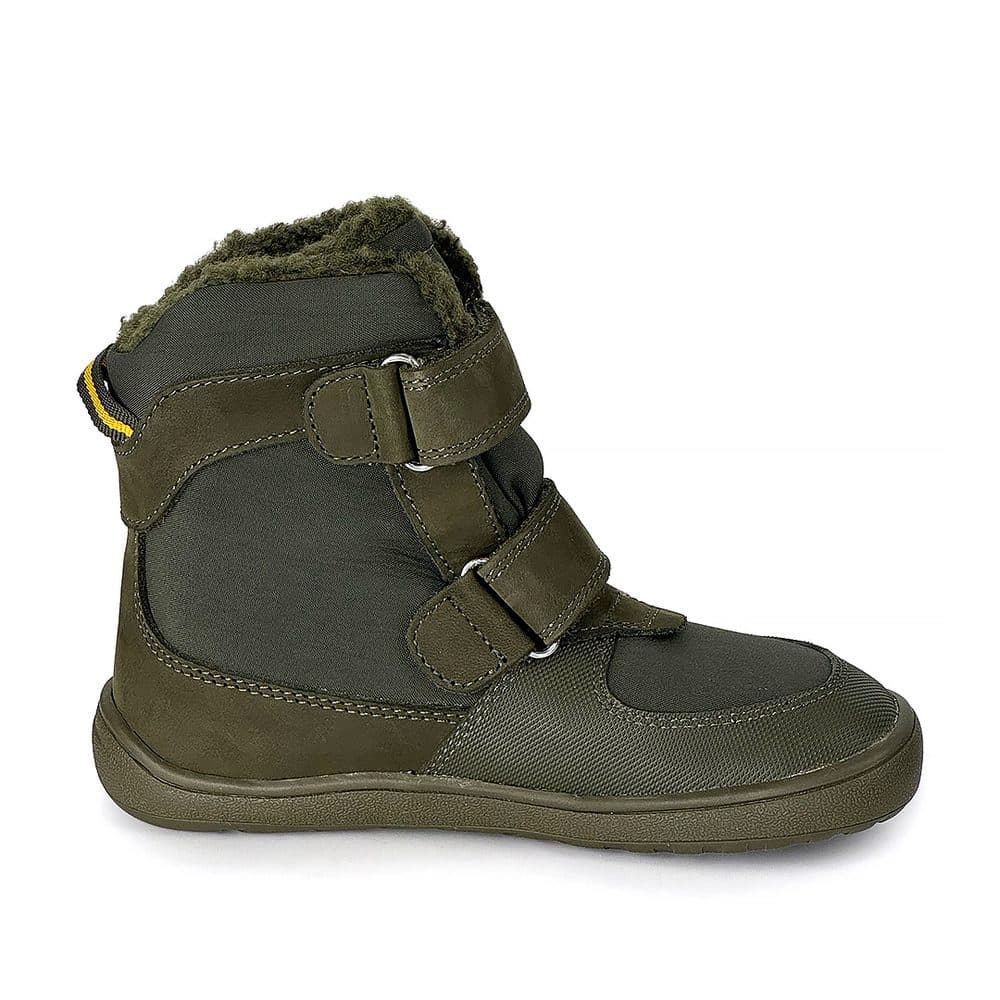 Chlapecké zimní barefoot boty PRO-tex Protetika - LENO KHAKI - 22 - náhled 5