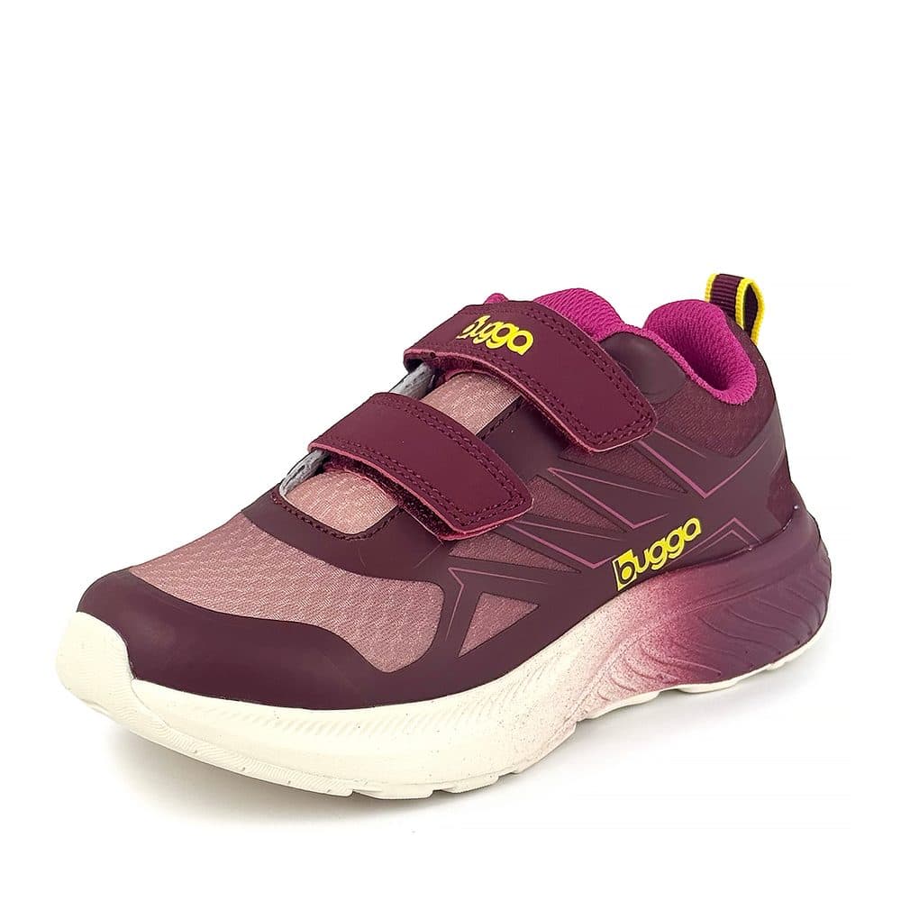 Dívčí outdoorové boty na suchý zip Bugga SOLIS Pink B00204-03 -
