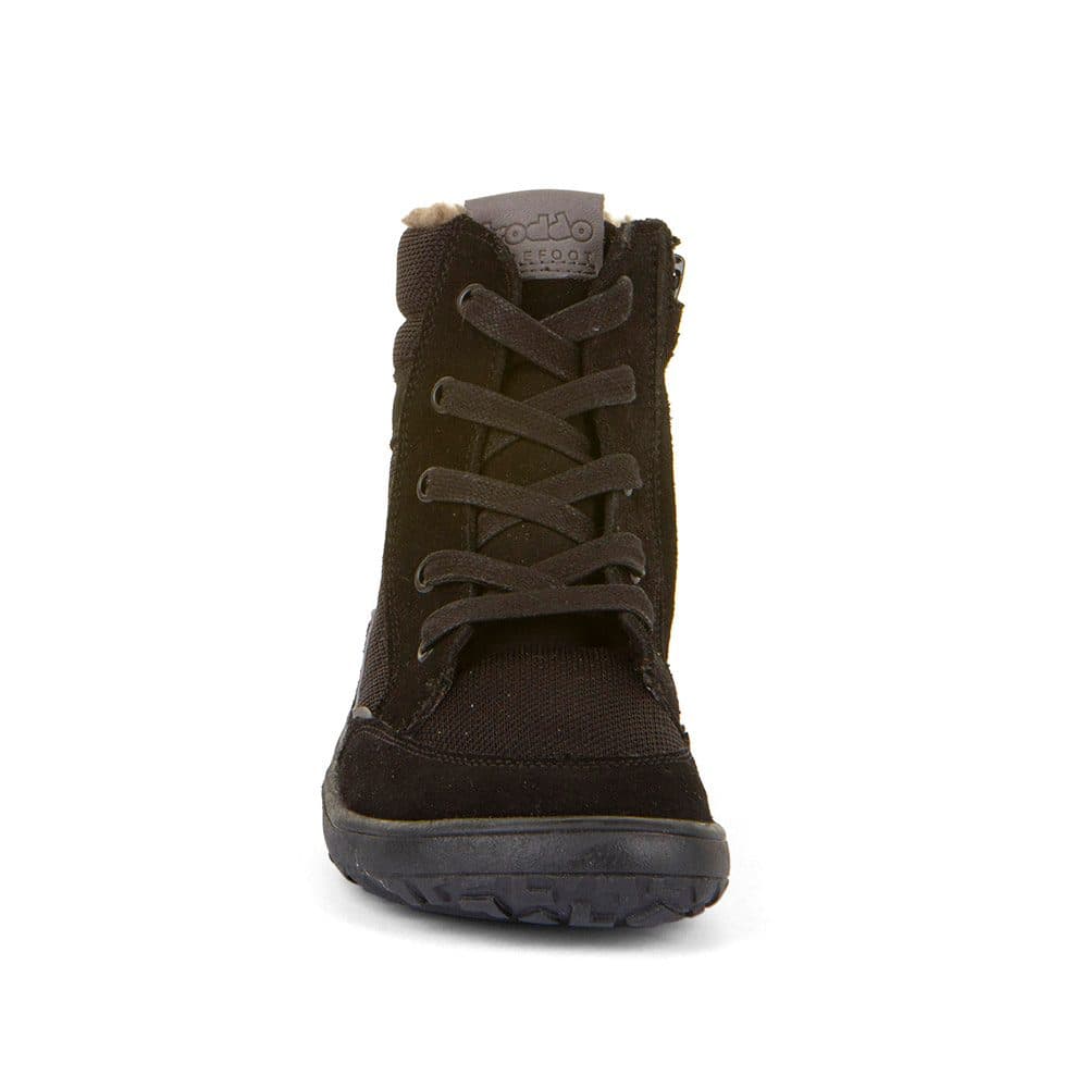Dětské zimní barefoot boty TEX WOOL GROW Black, Froddo, G3160234-4, černá - 35 - náhled 5