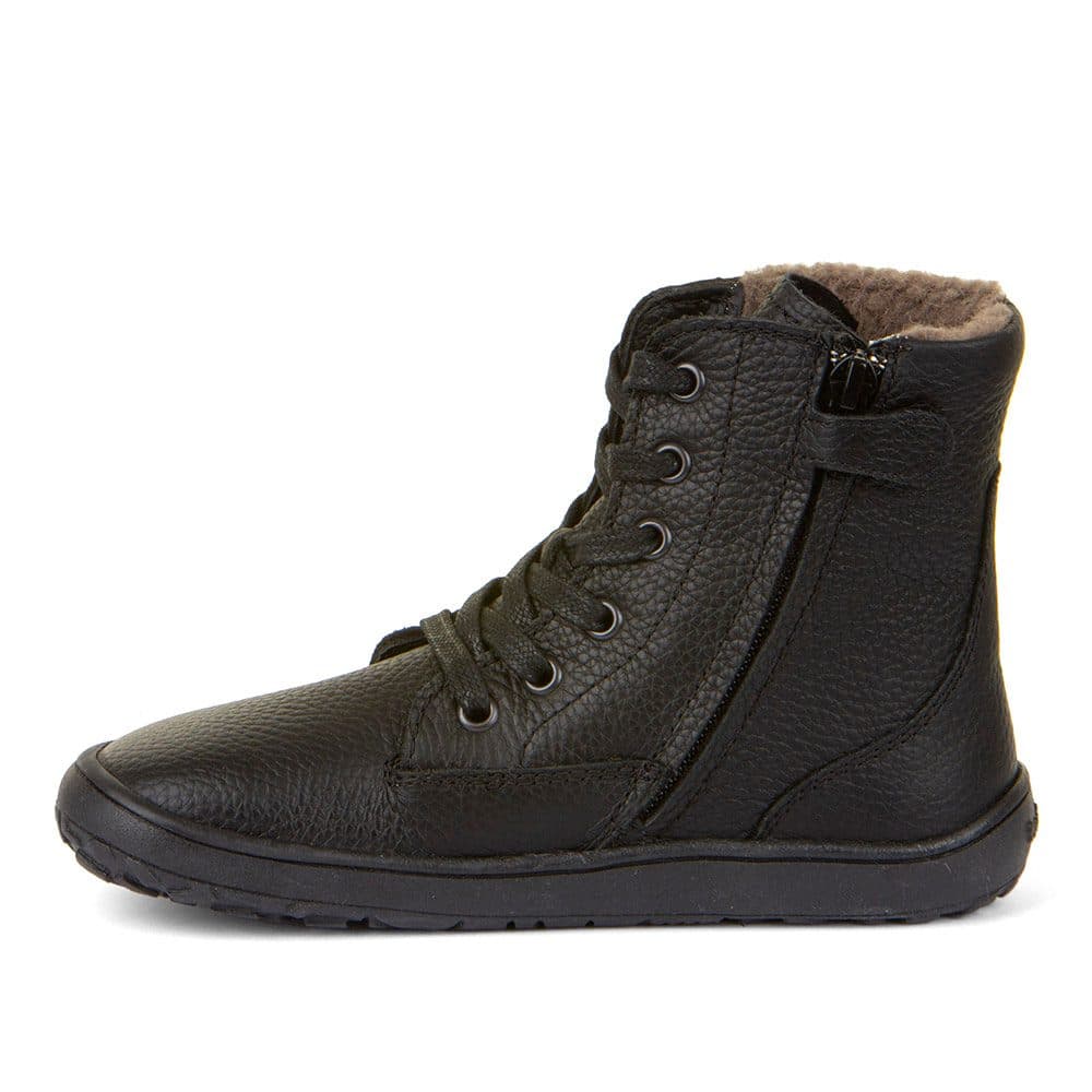 Dětské zimní barefoot boty TEX LACES Black, Froddo, G3160236, černá - 32 - náhled 2