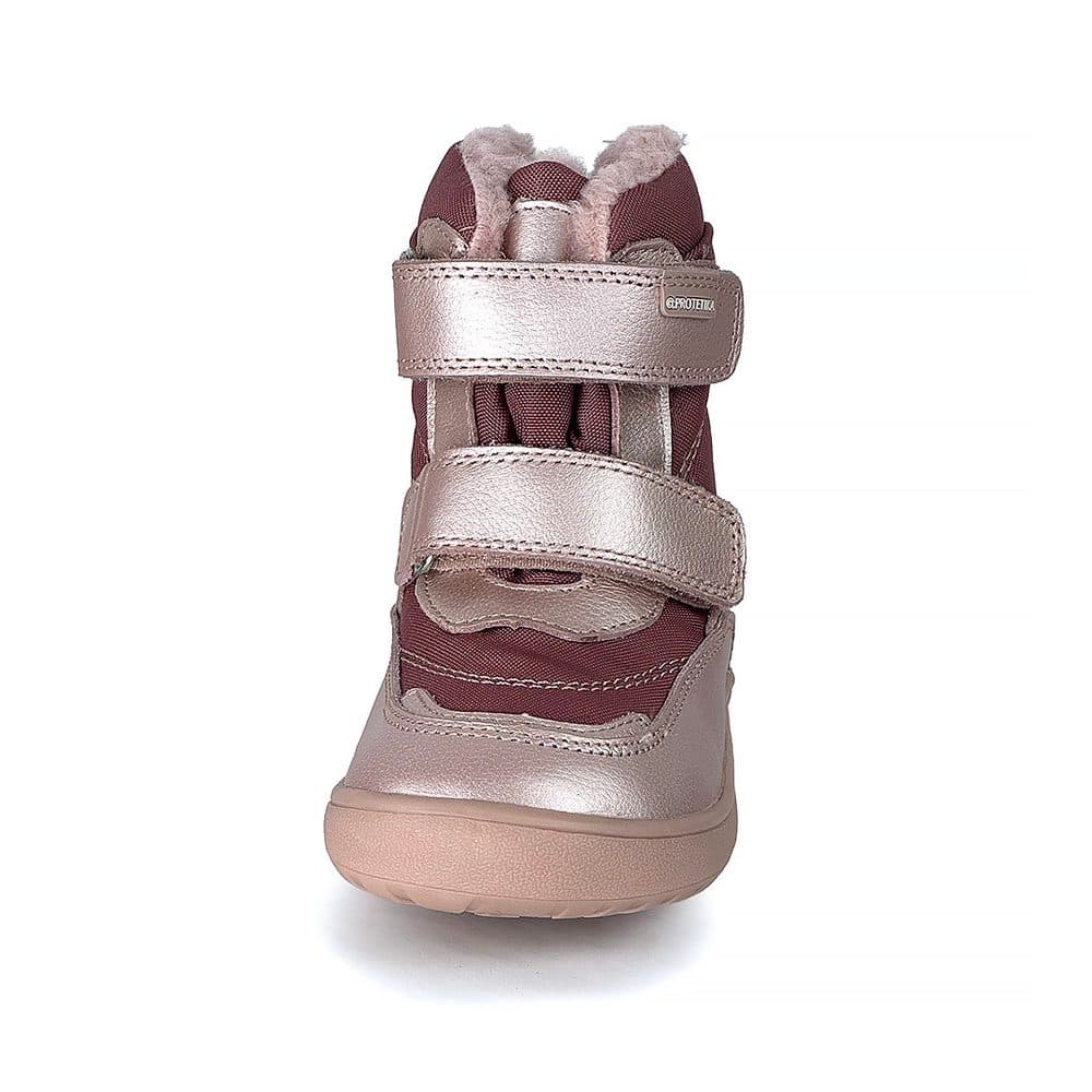 Dívčí zimní barefoot boty PRO-tex Protetika - NUT PINK - 22 - náhled 3