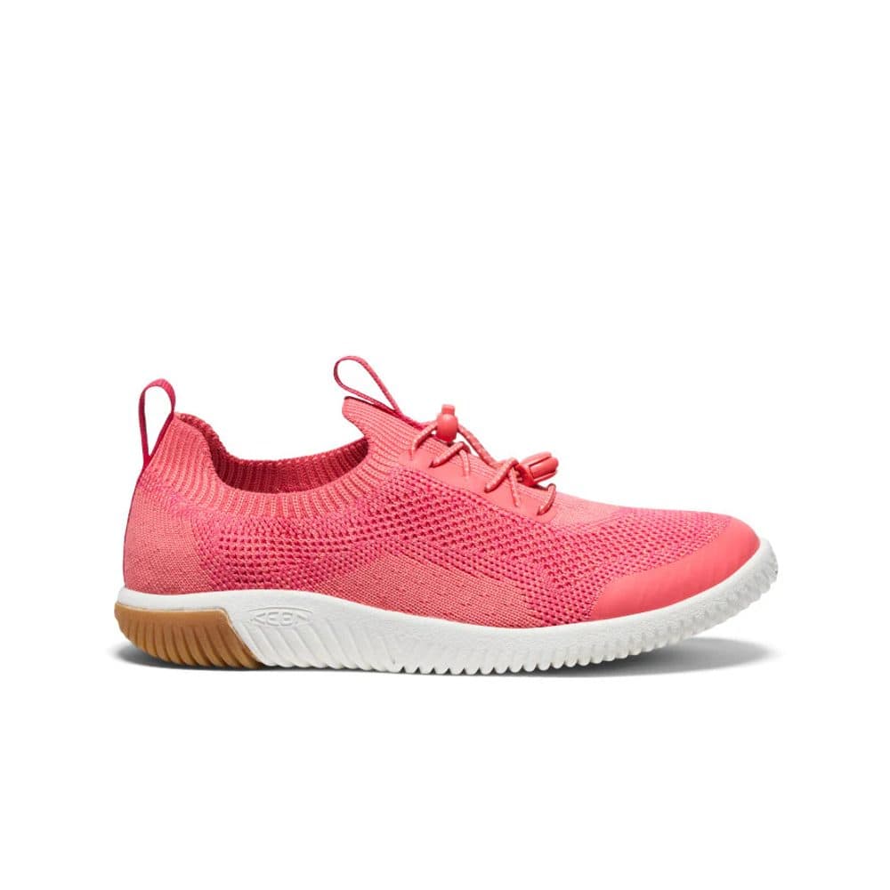 Dívčí tenisky barefoot kompromis KEEN KNX KNIT LACE YOUTH dubarry/star white - 36 - náhled 2
