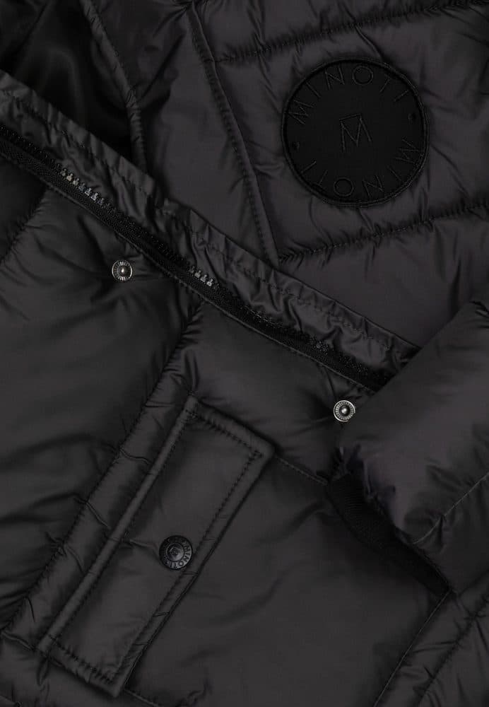 Kabát chlapecký nylonvý Puffa, Minoti, 11COAT 11, černá - 104/110 | 4/5let - náhled 3