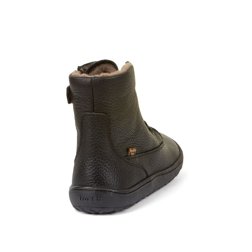 Dětské zimní barefoot boty TEX LACES Black, Froddo, G3160236, černá - 32 - náhled 3