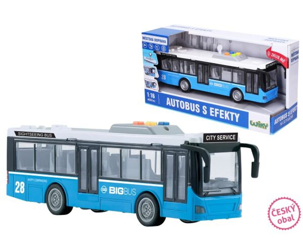 Autobus s efekty 29 cm - český obal, Wiky Vehicles, W013517 - náhled 2