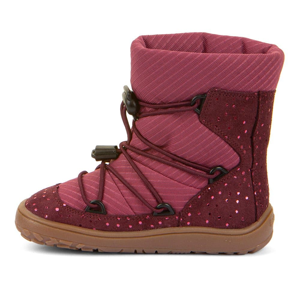 Dívčí zimní barefoot boty TEX TRACK WOOL Bordeaux+ G3160251-7 - 25 - náhled 3