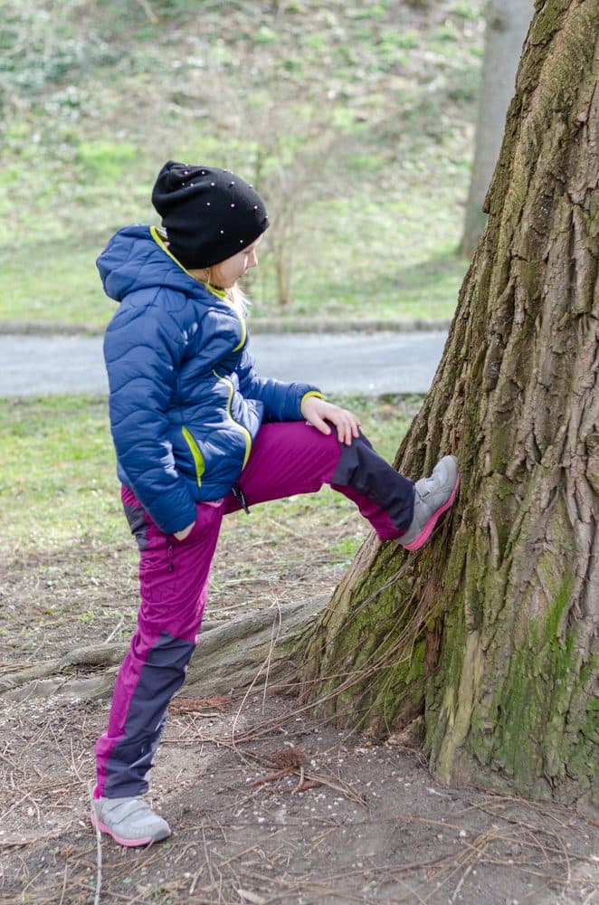 Kalhoty sportovní outdoorové Pidilidi PD1107-06 fialová - 104 | 4let - náhled 2