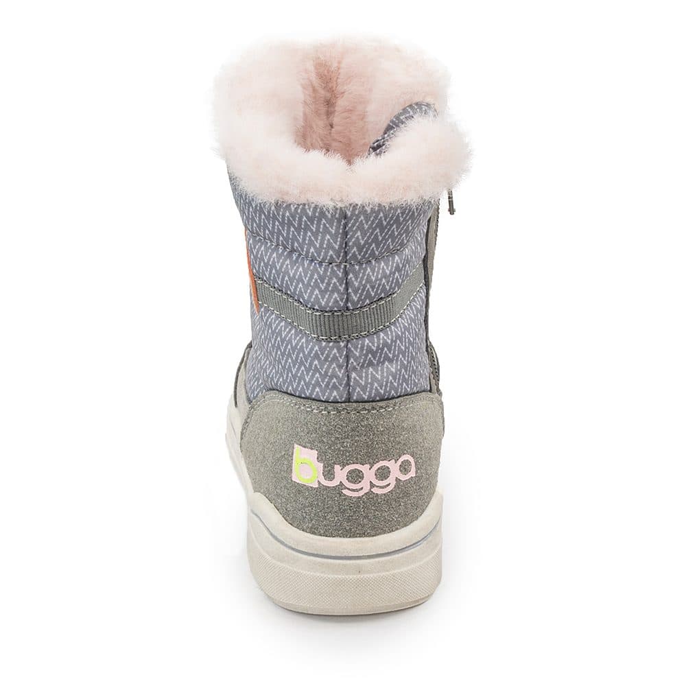 dívčí zimní boty s kožíškem ICEFOX, stahování, boční zip, BUGGA, B00170-03, růžová - 30 - náhled 5