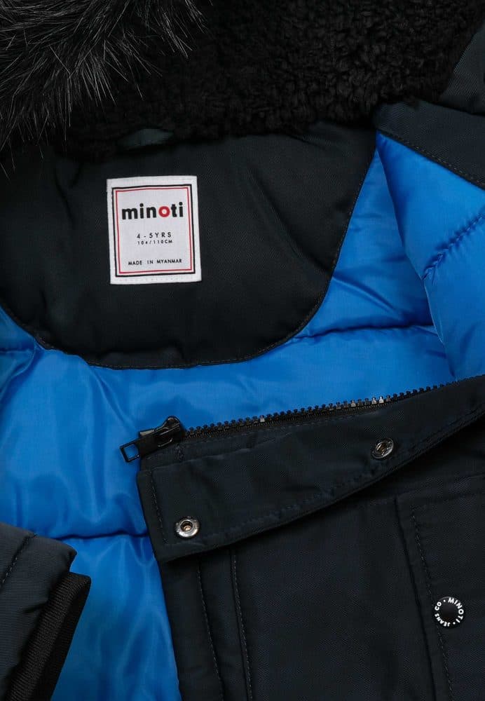 Kabát chlapecký Parka, Minoti, 11COAT 20, modrá - 116/122 | 6/7let - náhled 3