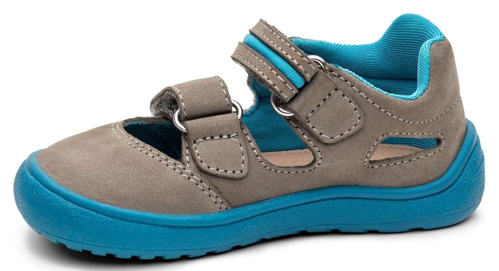 Chlapecké barefoot sandály PROTETIKA NERY KHAKI šedá - 25 - náhled 4