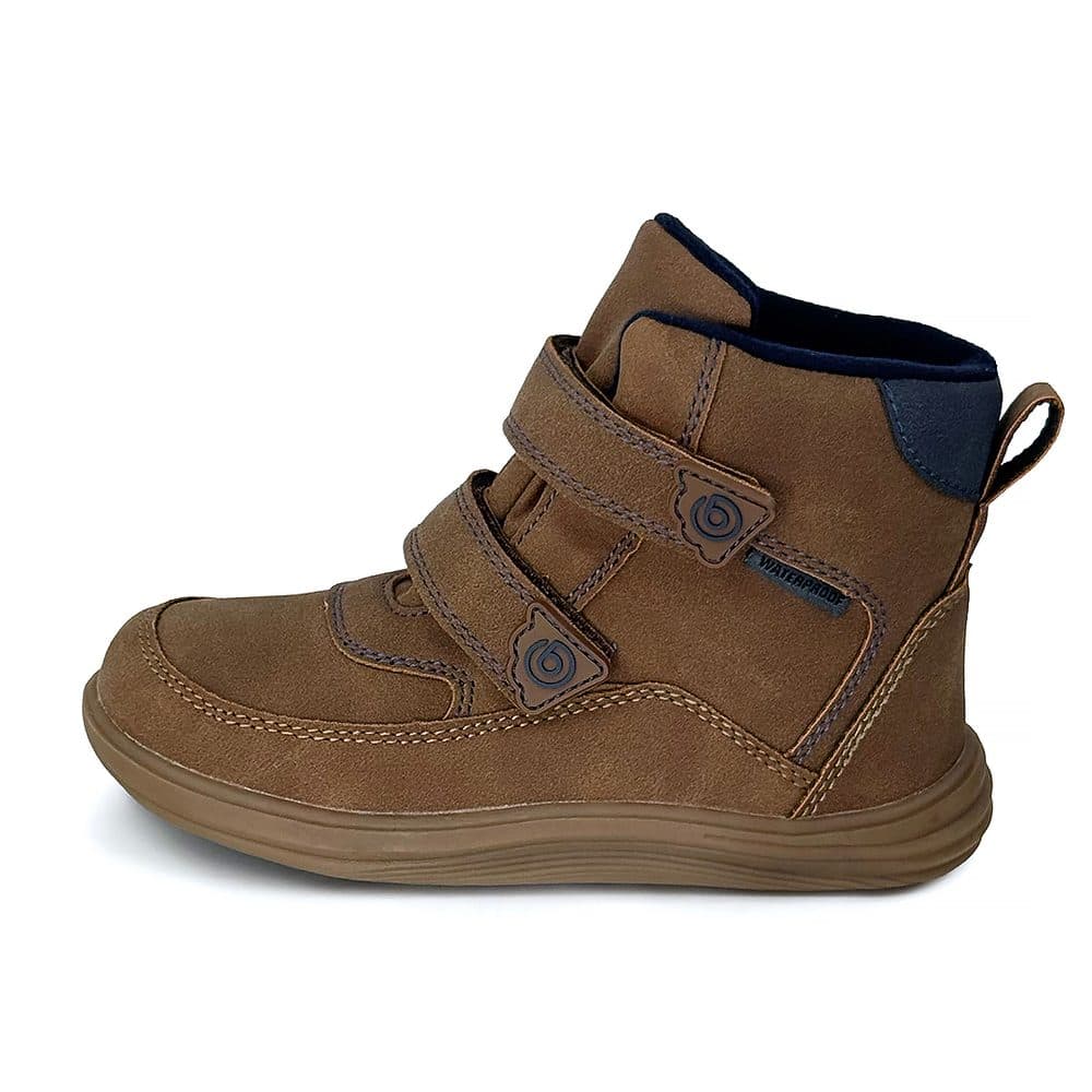 Dětské celoroční barefoot boty Bugga KIVO Brown B00199-18 - 25 - náhled 2